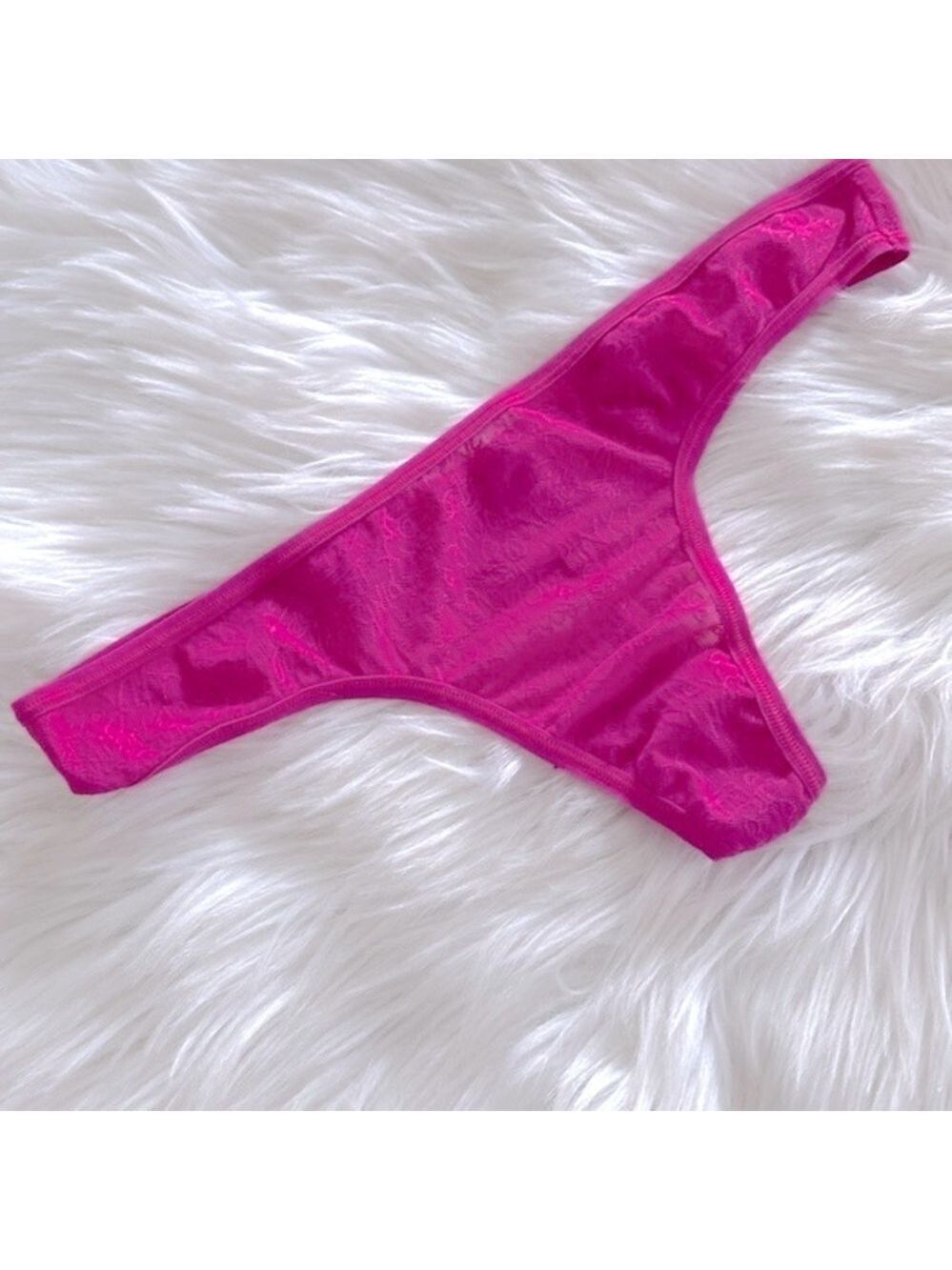 PINK Victoria’s Secret vintage Y2K mesh lace thong